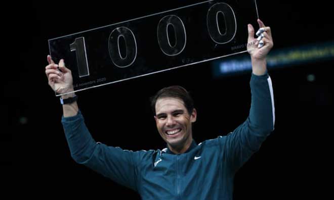 Nadal giành chiến thắng thứ 1000 ở cấp độ ATP Tour