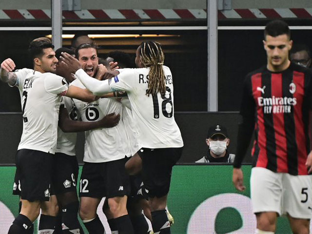 Kết quả bóng đá Europa League, AC Milan – Lille: Hat-trick người hùng, cú sốc cho Ibra