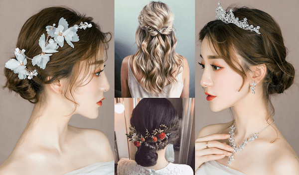 15 kiểu tóc cô dâu đẹp đơn giản sang trọng được ưa chuộng trong ngày cưới - 10