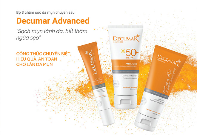 Bộ sản phẩm với phức hợp nhiều thành phần thiên nhiên tốt cho làn da mụn