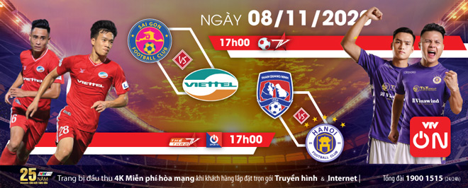Lịch thi đấu giải bóng đá vô địch quốc gia V-League 2020 mới nhất giai đoạn 2 - 1