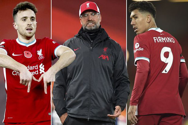 Jota đang nhăm nhe cướp suất đá chính của Firmino ở Liverpool