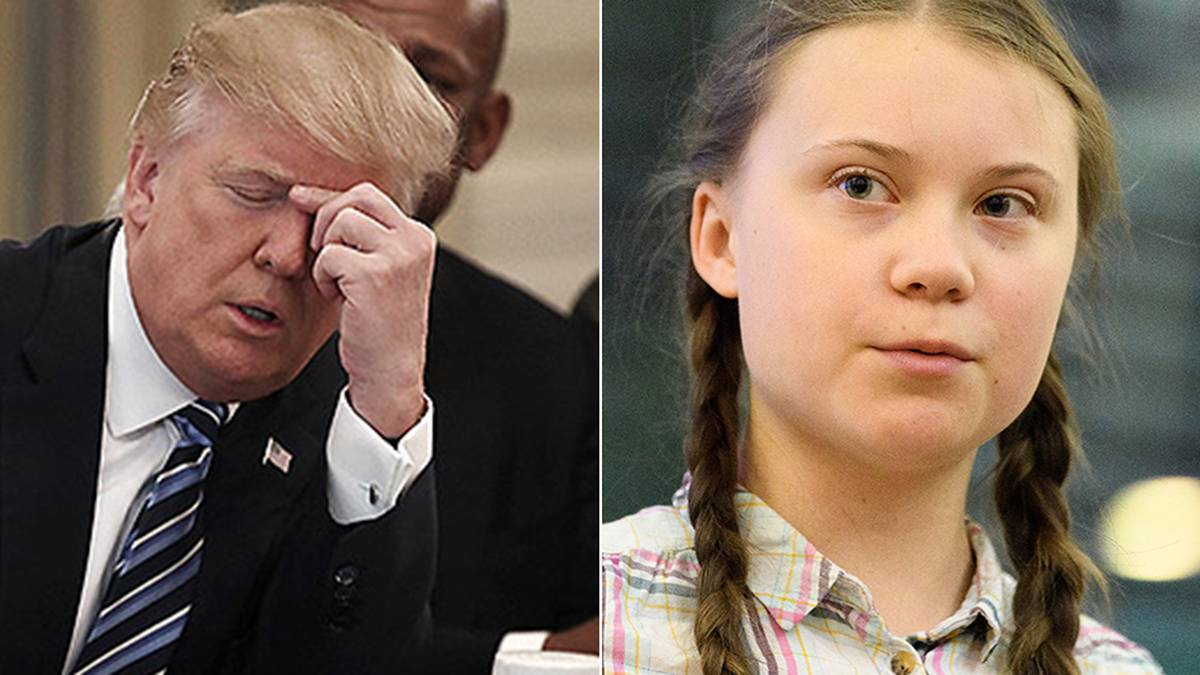 Nhà hoạt động Greta Thunberg mới đây đăng bình luận chế giễu ông Trump.