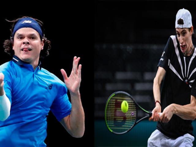 Video tennis Raonic - Humbert: 2 lần thoát thua thần kỳ, nghẹt thở đi tiếp (Tứ kết Paris Masters)