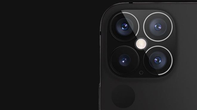 Ảnh concept thiết kế camera của iPhone 13.