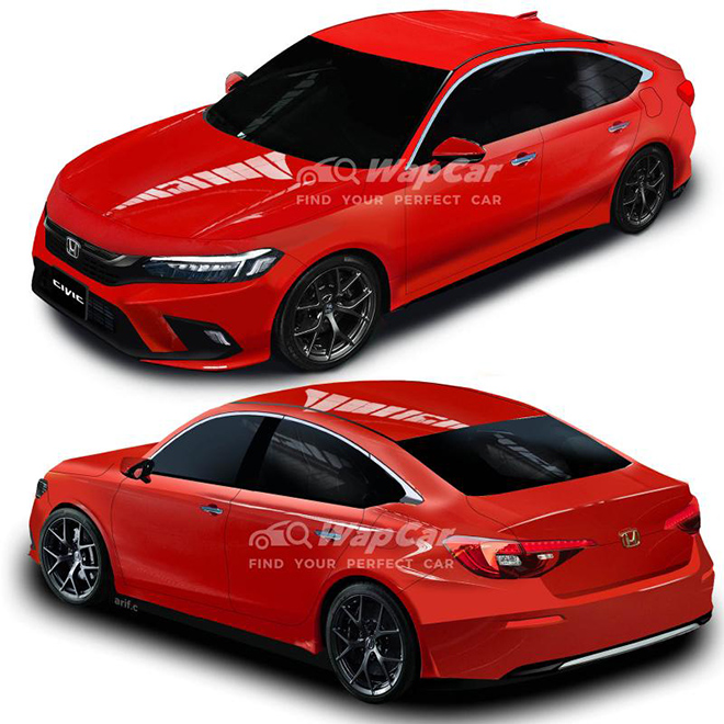 Thêm loạt ảnh render về thiết kế của dòng xe Honda Civic mới - 2