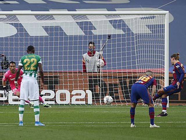 Bóng đá - Video highlight trận Barcelona - Betis: Messi thăng hoa, sửa sai cho "tội đồ" Griezmann