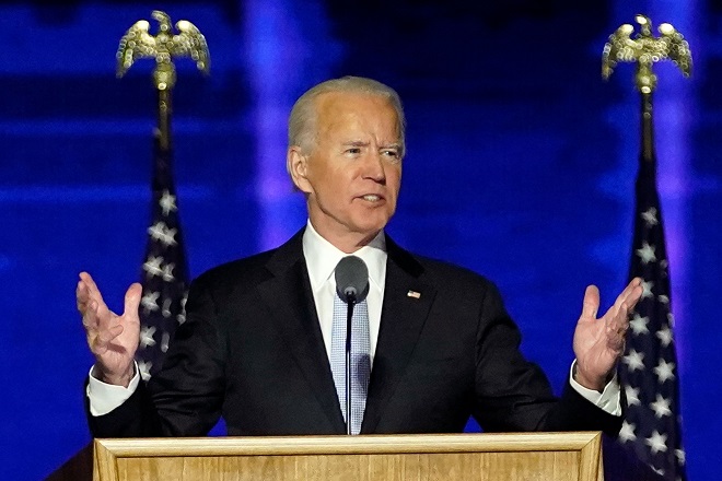 Bài phát biểu của ông Biden hướng đến sự hàn gắn và đoàn kết.