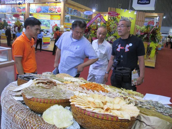 Các sản phẩm mực khô, nướng xuất khẩu sang Trung Quốc tăng mạnh.