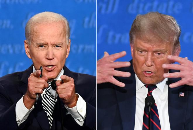 Ông Donald Trump (phải) và ông Joe Biden. Ảnh: Getty