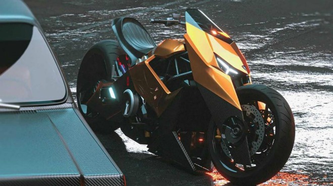Môtô Lamborghini trông thế này, Ducati chỉ có “khóc” - 4