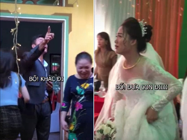 Bạn trẻ - Cuộc sống - Clip: Ông bố lại "gây sốt" với câu nói cực chất khi tiễn con theo chồng