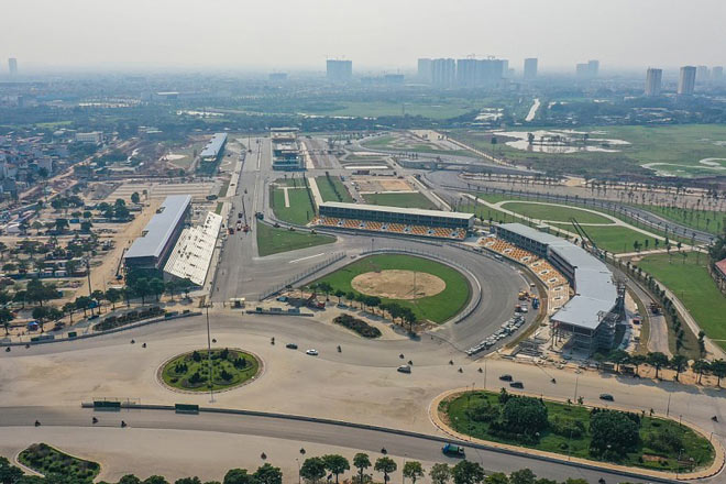 Đường đua ở Mỹ Đình, Hà Nội từng được dự kiến tổ chức F1 năm 2020, nhưng mọi chuyện phải dừng lại vì Covid-19