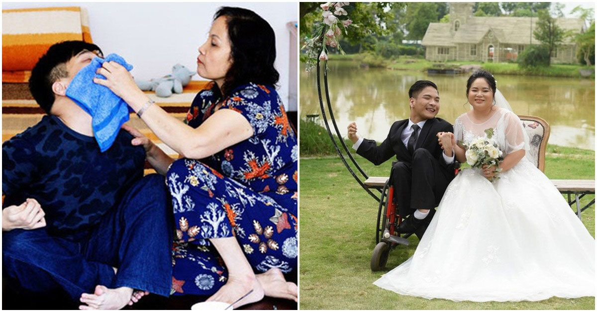 Bạn trẻ - Cuộc sống - Lấy nhạc sĩ ngồi xe lăn, 9X về đút cơm, tắm rửa cho chồng, mang bầu tự mình xoay sở