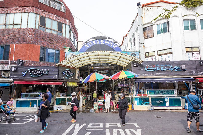 Chợ Seogwipo Maeil Olle, 22 Jungjeong-ro 73beon-gil, Seogwipo-si, Jeju-do