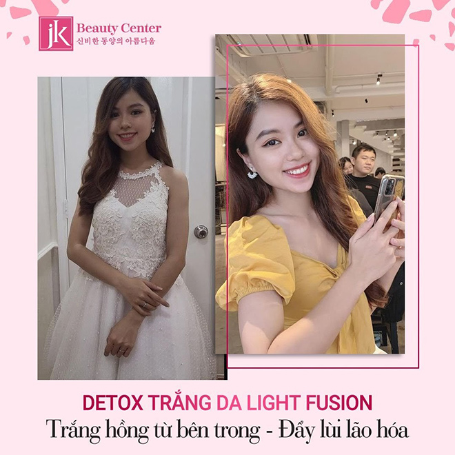 Detox trắng da- Light Fusion tái tạo làn da trắng hồng không tì vết  - 6
