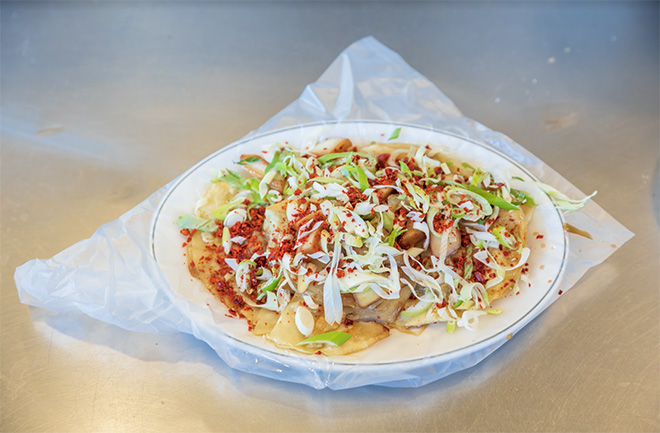 Bánh bao dẹt – một trong những món ăn gây nghiện tại chợ Seomun