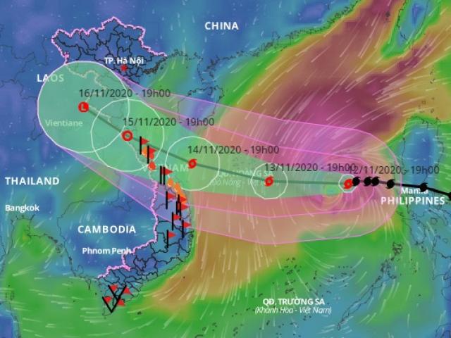 Tin tức trong ngày - Bão số 13 Vamco sẽ đổ bộ đất liền miền Trung vào thời điểm nào?