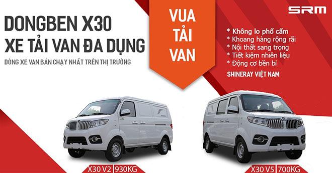 Dongben X30 xe tải Van đa dụng, giải pháp vận tải nội đô - 1
