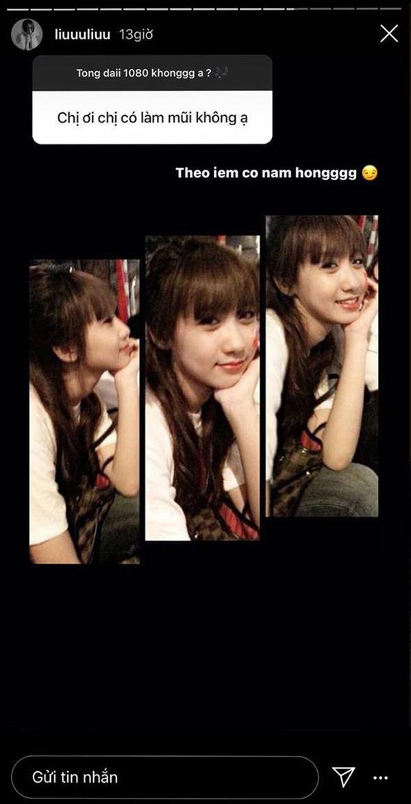 Mặc dù thoải mái thừa nhận chuyện sửa ngực nhưng người đẹp không trả lời vấn đề làm mũi.