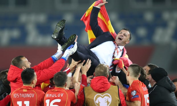 Đội tuyển Bắc Macedonia lần đầu tiên dự 1 VCK EURO