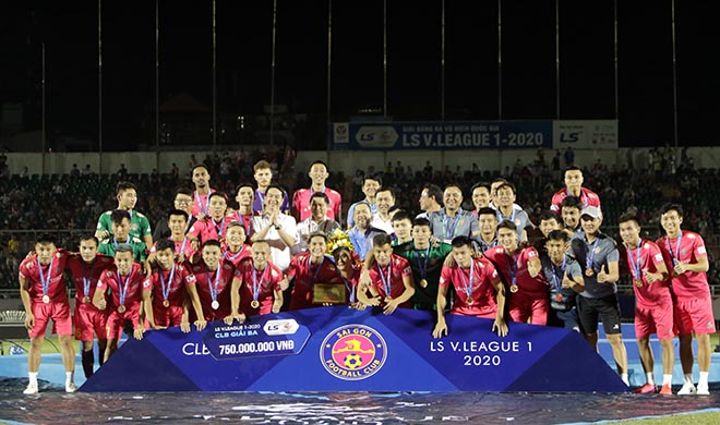 Sài Gòn FC giành hạng Ba chung cuộc tại V-League 2020.