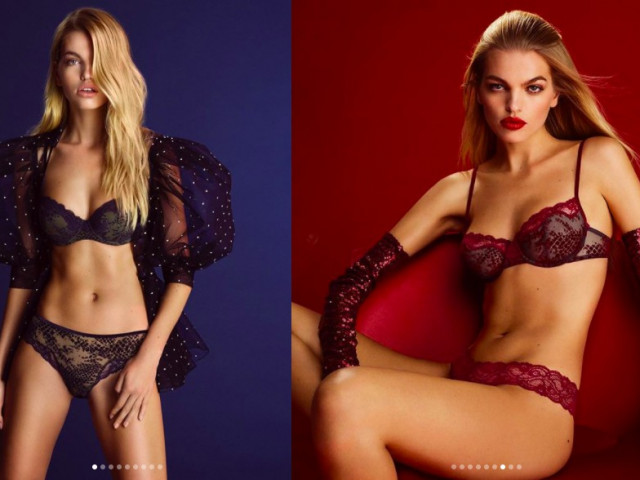 Làm đẹp - Daphne Groeneveld quyến rũ và nóng bỏng 'rực lửa' với nội y