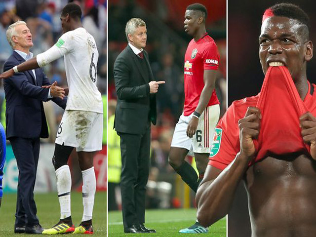 Bóng đá - Paul Pogba có phong độ tệ hại: HLV Deschamps bất ngờ đổ lỗi Solskjaer