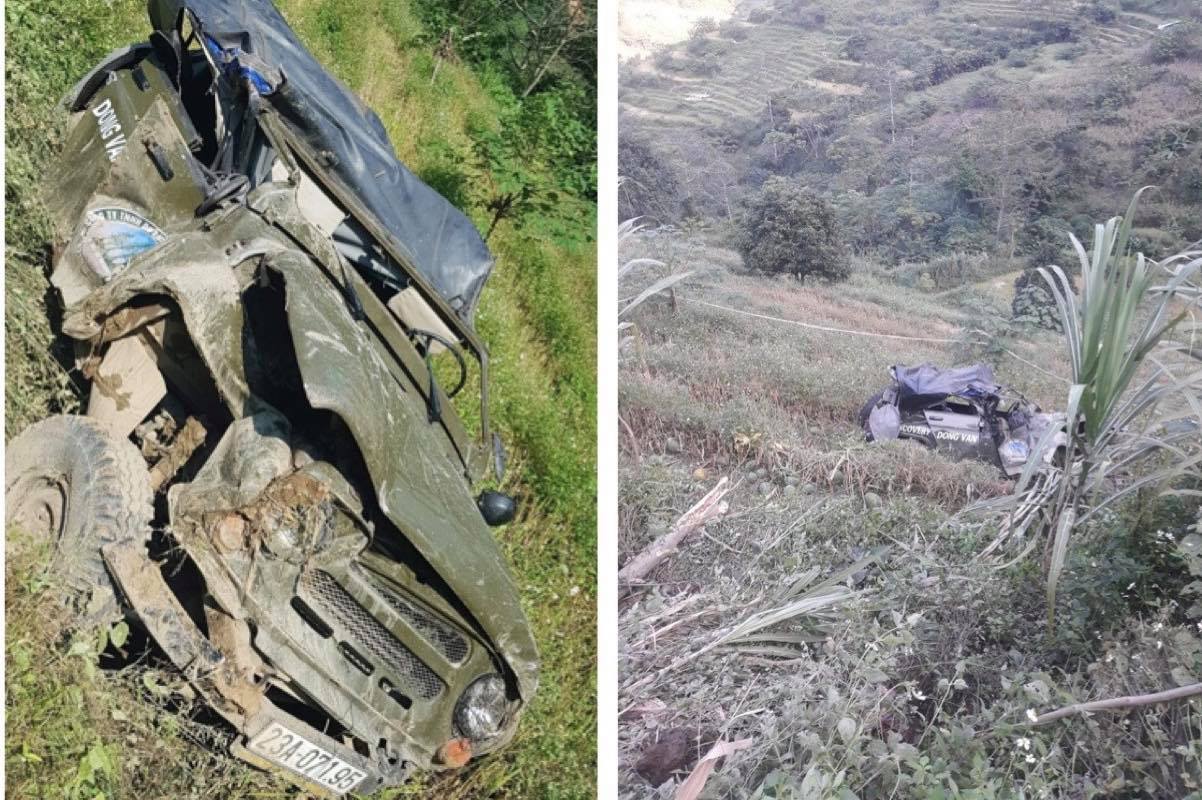 Hiện trường vụ tai nạn.