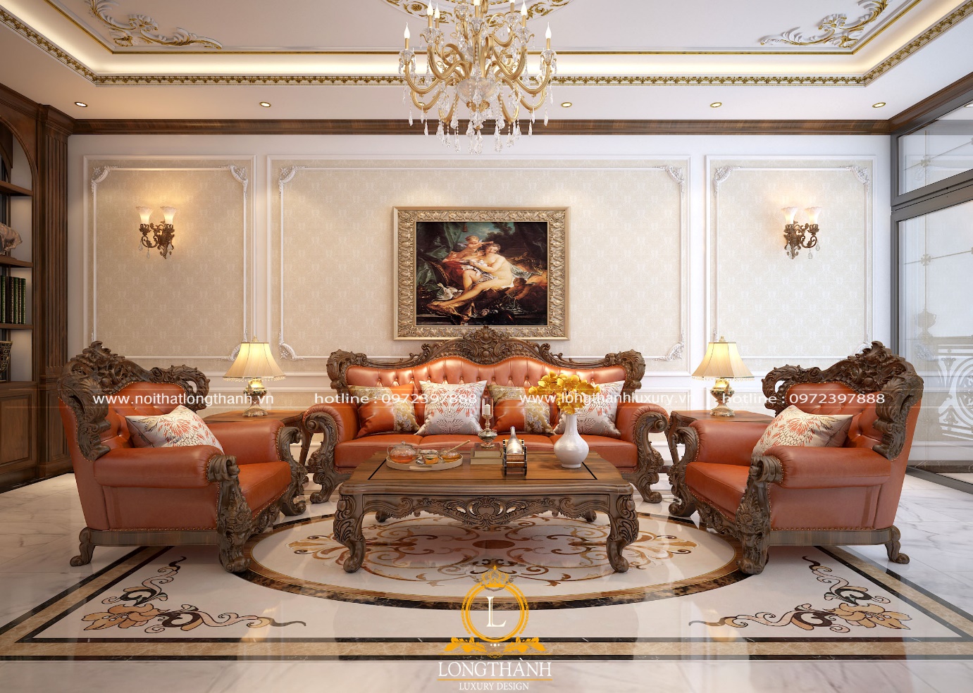 Mẫu Sofa tân cổ điển tăng vẻ đẳng cấp cho ngôi nhà
