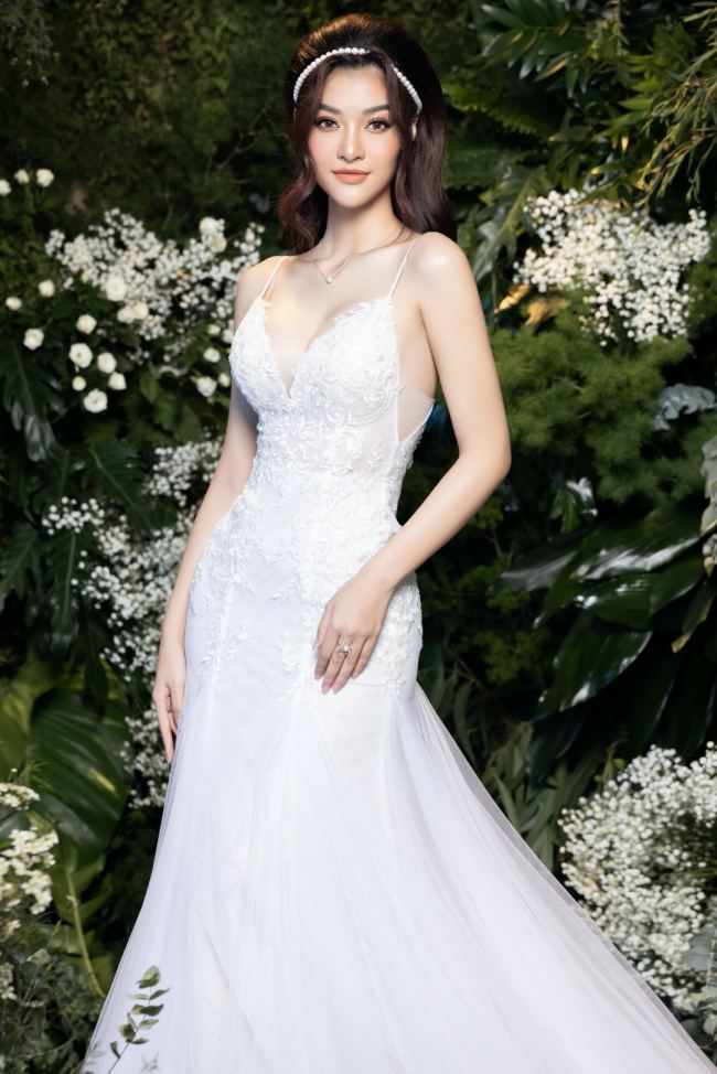 Lương Thuỳ Linh - Kiều Loan kiêu sa trong váy cưới - 3