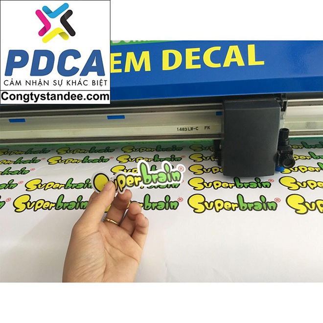 PDCA - Công ty in tem nhãn decal sticker chất lượng tại TPHCM - 1