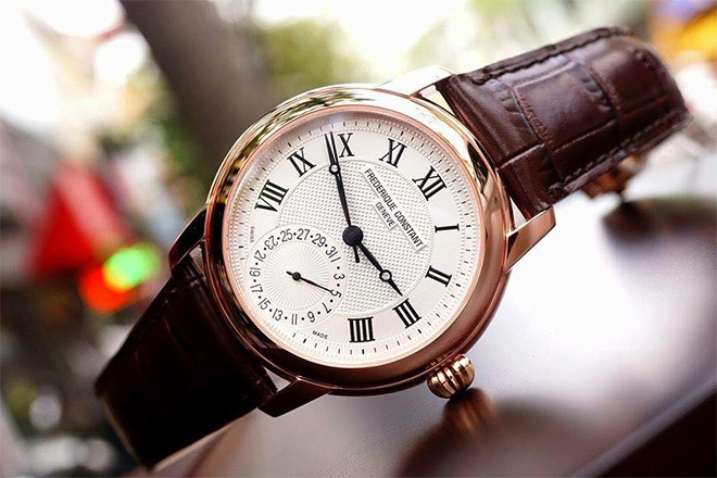 Đồng hồ nam dây da Frederique Constant