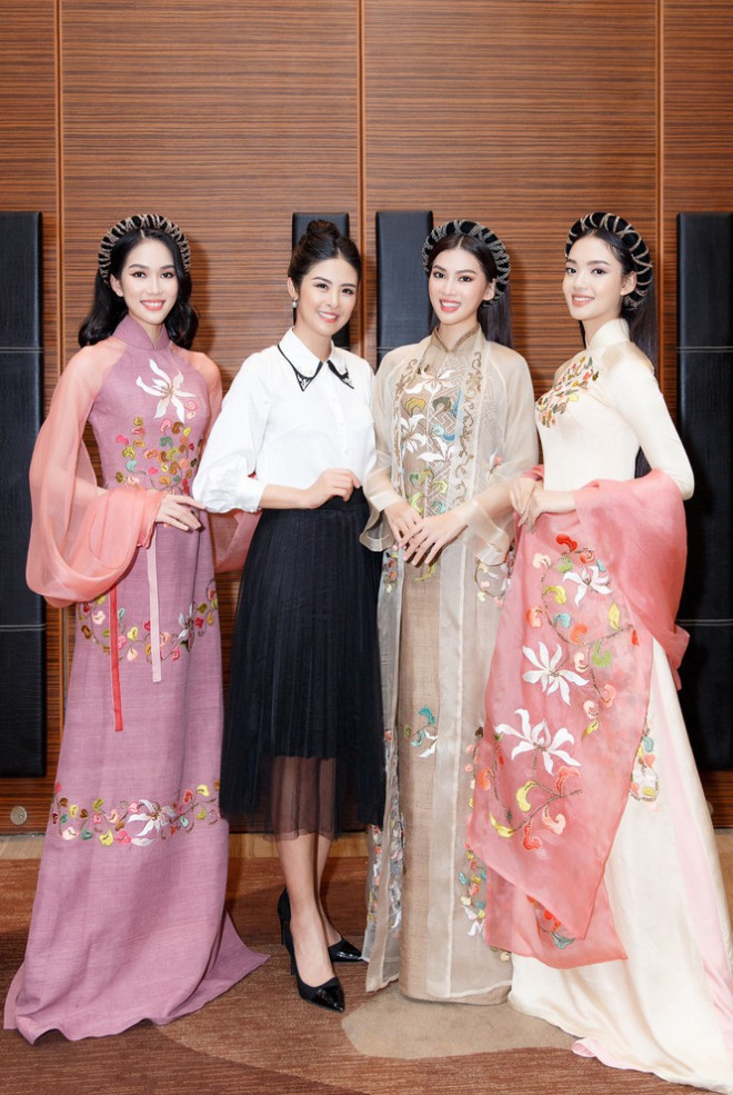 Còn gì ý nghĩa hơn khi Ngọc Hân thiết kế áo dài dành riêng cho chung kết HHVN 2020? - 4