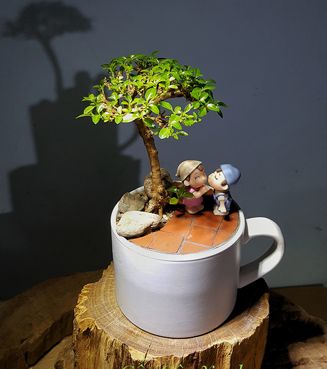 Một góc nhìn khác của tiểu cảnh&nbsp;“Chuyện mấy đứa nhỏ”
