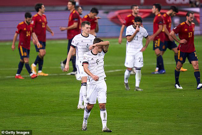 ĐT Đức thua tủi hổ ĐT Tây Ban Nha 0-6 và mất vé vào bán kết UEFA Nations League vào tay chính "La Roja"