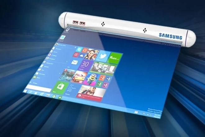 Anh cả Samsung muốn mở đầu xu hướng điện thoại cuộn - 1