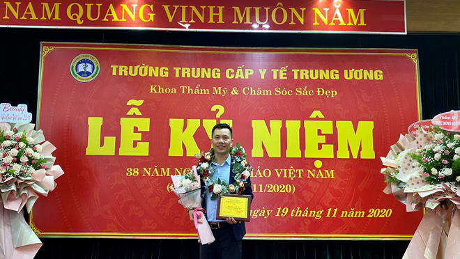 Nhà giáo Lê Đức Viện – chiến sĩ thi đua với cái tâm của người dạy nghề phun xăm thẩm mỹ - 2