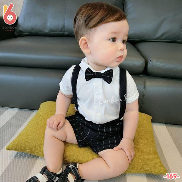 Đồ công tử tại Bonbon Kids đáng yêu, chất liệu mềm mại