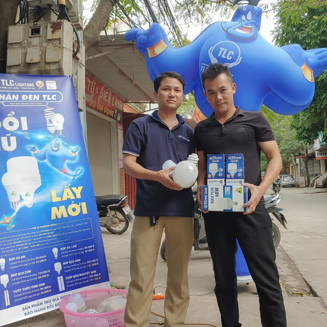 Khách hàng rất hài lòng khi tham gia chương trình của TLC LIGHTING