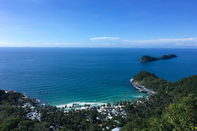 Đây là điểm cao đẹp trên đảo Nam Du thường được gọi là cao điểm sống ảo do khách du lịch hay chụp ảnh ở đây