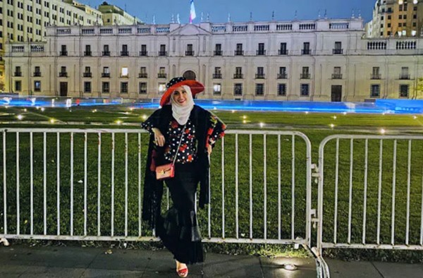 Khawla ở Santiago. Ảnh: Guinness World Record.