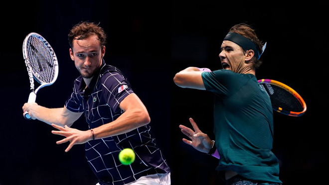 Medvedev vượt qua những khoảnh khắc khó khăn nhất khi đối đầu Nadal tại bán kết ATP Finals năm nay