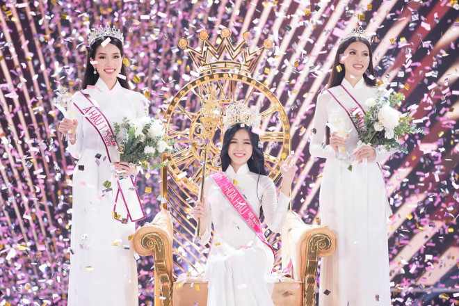 Nhan sắc của top 3 Hoa hậu Việt Nam 2020.