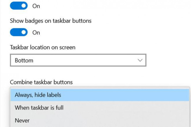 Hướng dẫn chuyển vị trí thanh taskbar trên Windows 10 - 8