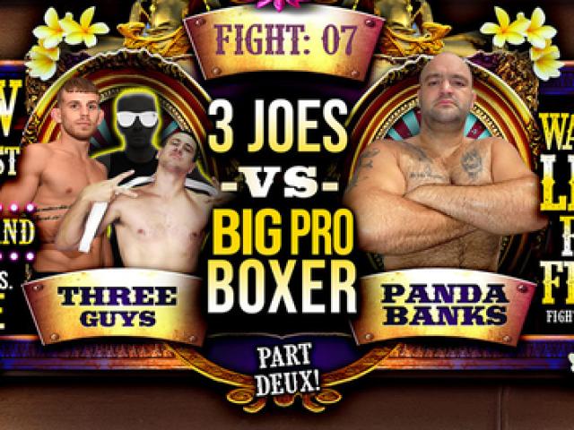 Thể thao - "Trợn tròn mắt" đấu võ: "Khổng lồ" 1m95, 120kg bị 3 kẻ bé nhỏ đánh hội đồng