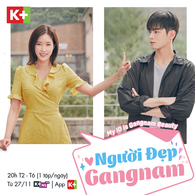 Người đẹp Gangnam trên K+ trong tháng 11 này