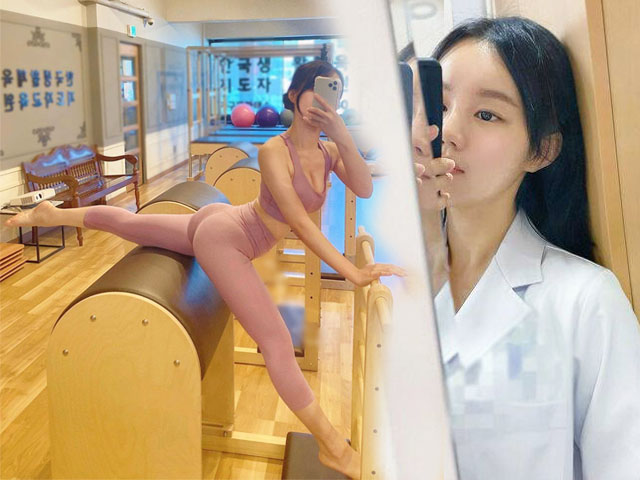 Làm đẹp - Phát hiện cô y tá Hàn Quốc dáng chuẩn như người mẫu nhờ "kết thân" với môn "uốn dẻo"