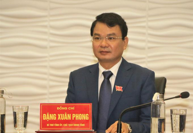 Ông Đặng Xuân Phong, Bí thư Tỉnh ủy Lào Cai (dangcongsan.vn)