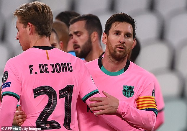 Messi và De Jong vắng mặt ở trận gặp&nbsp;Dinamo Kiev